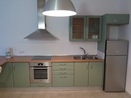 The kitchen area of the high quality house to let