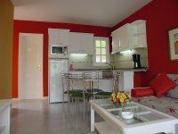 Kitchen and Lounge area of Club Vista Serena bungalows, Maspalomas