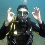Scuba diver underwater Gran Canaria with Scuba Diver