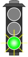 Traffic lights go