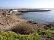 Cabrón bay from the residential school