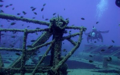 Wrck diving in Gran canaria with Davy Jones Diving