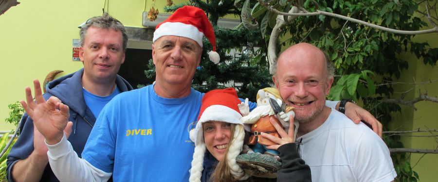 Dive centre gran canaria at Chrristmas and New Year