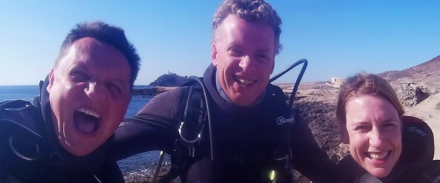 You enjoy your dives more if you feel fit